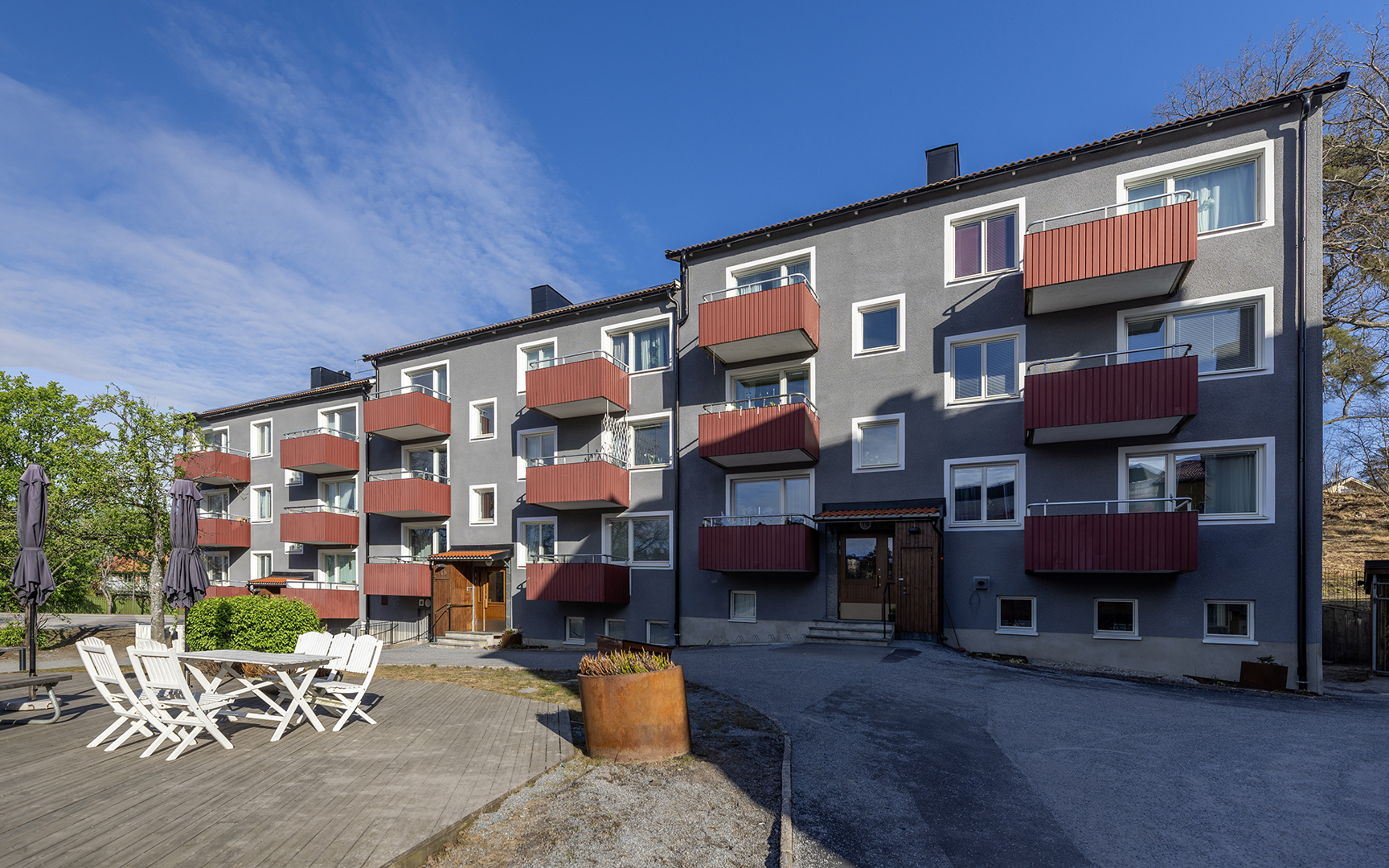 Uteplats och fasad