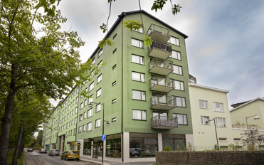 Fasad från gatan