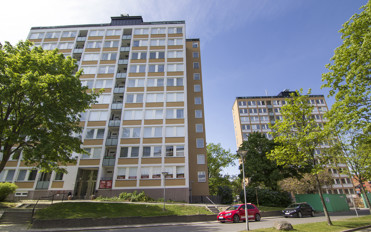 Fasader från Golfvägen
