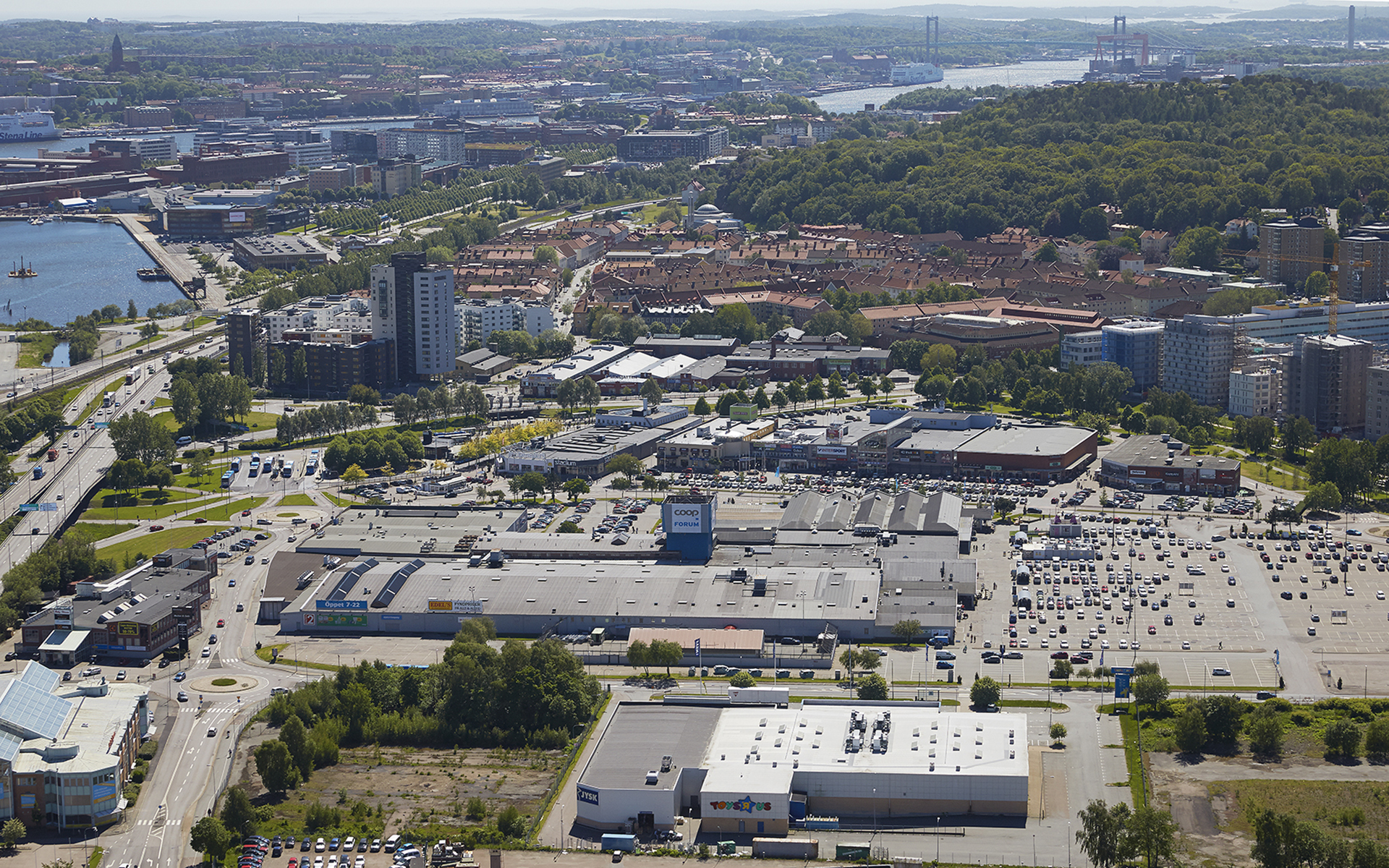 Backaplan flygbild