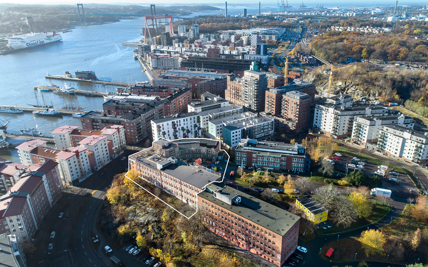 Sannegården flygbild