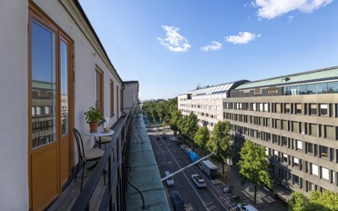 Egen kungsbalkong