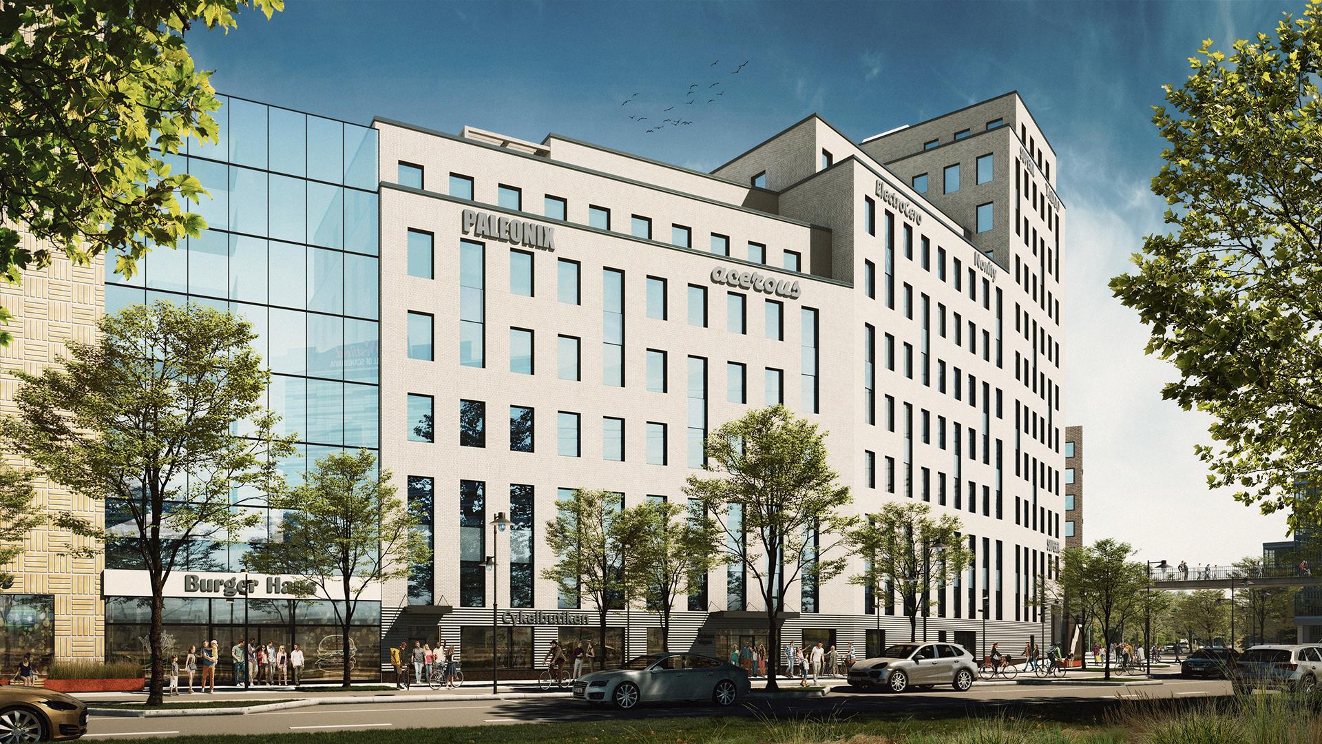 Fastigheten från Kolonnvägen 16B