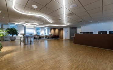 Reception med externzon