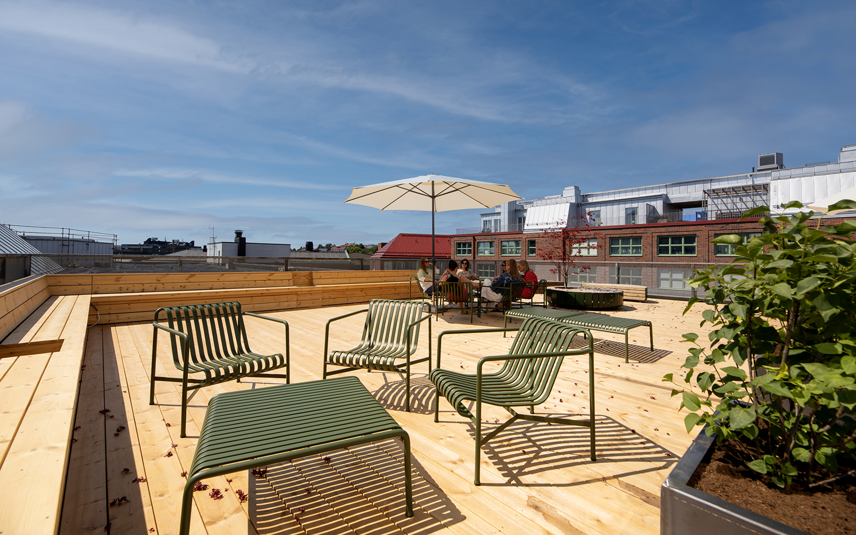 Fastighetens gemensamma takterrass