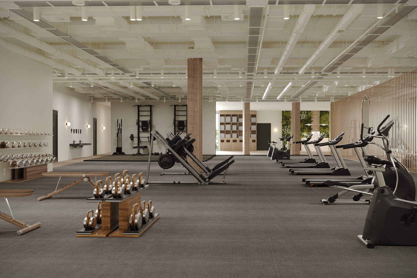 Visionsbild träningslokal