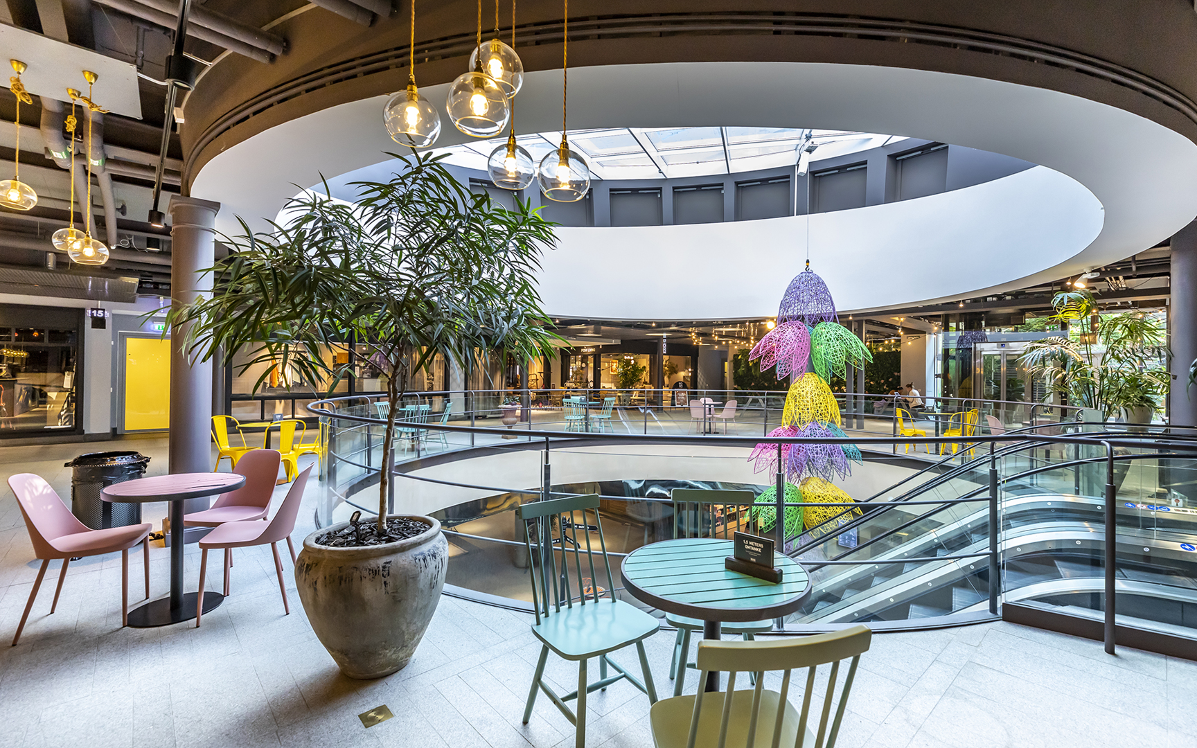 Moodgallerian med alla lunchrestauranger