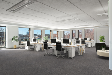 Visionsbild - Kontorslandskap
