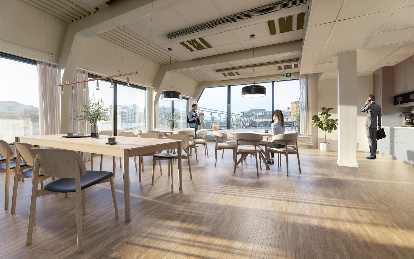 Pentry med till hörande terrass