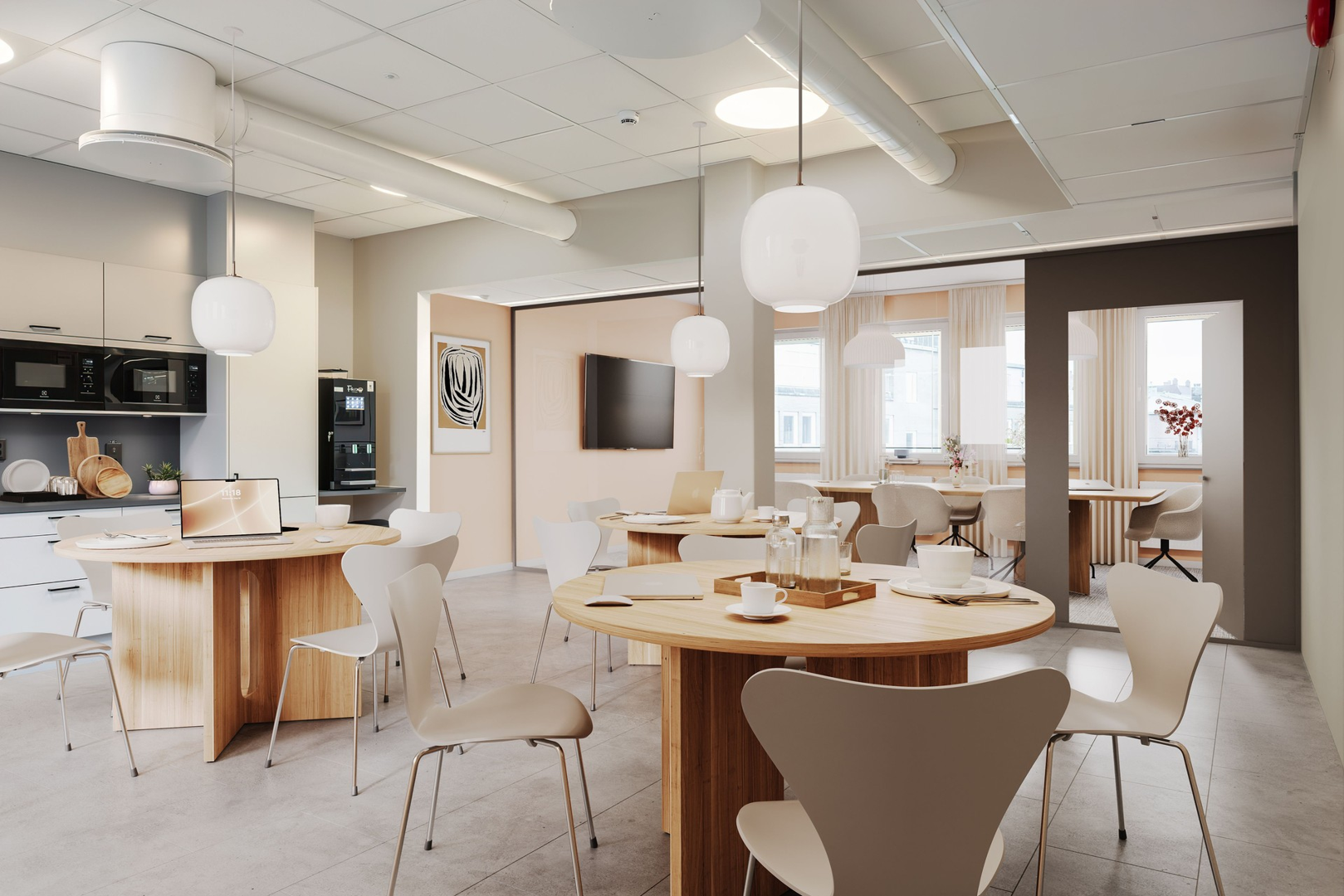 Pentry och konferensrum