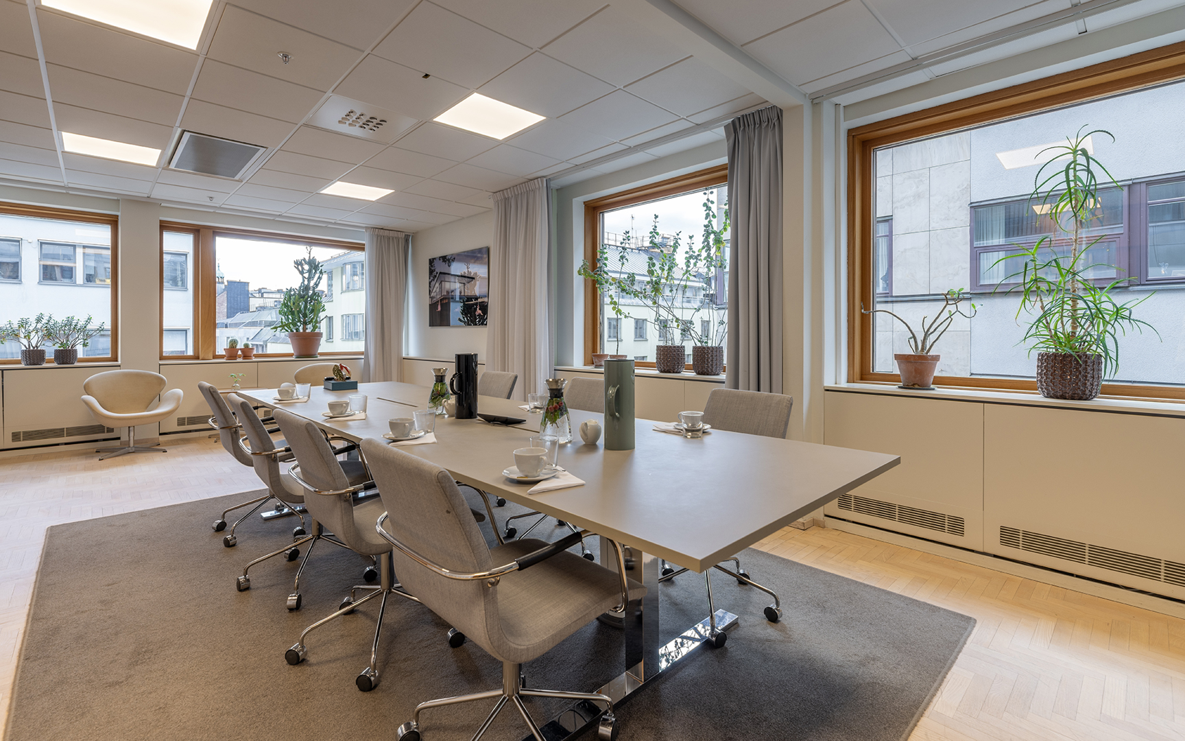 Konferensrum i hörna