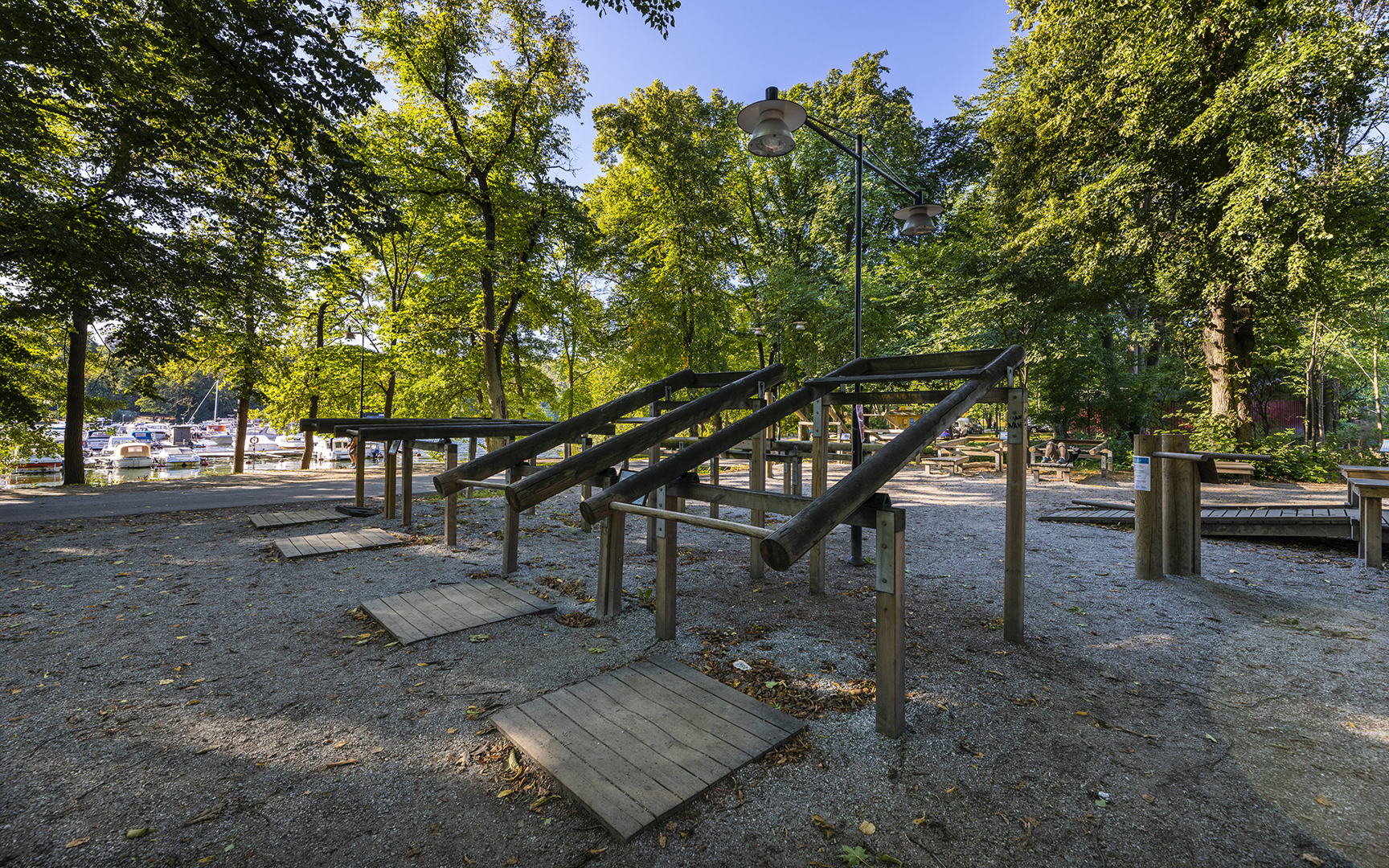 Utegym intill fastigheten