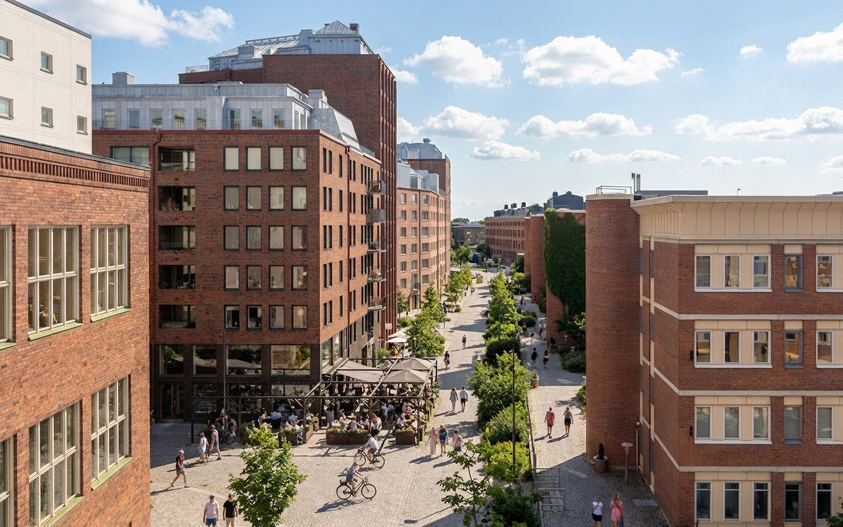 Utsikt mot Fabriksparken