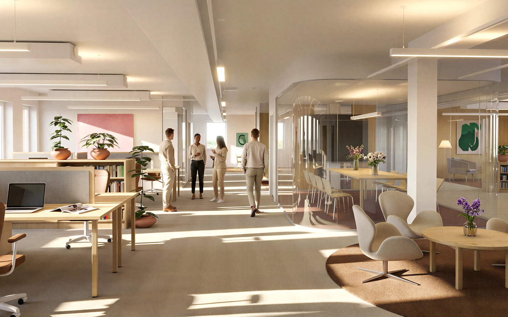 Visionsbild interiör