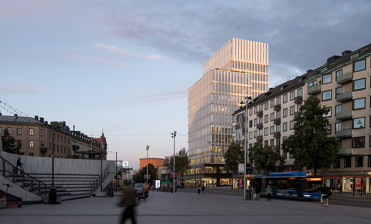 Visionsbild över Spelbomskan 9 sett från Odenplan