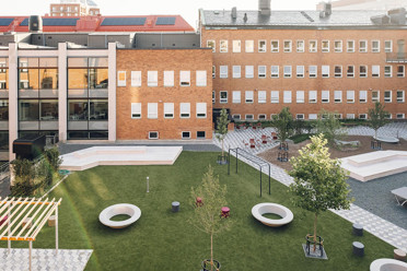 En skola i Fabriksparken, Sundbyberg.