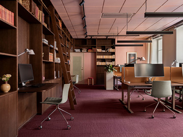 Biblioteket på Skandia Fastigheters huvudkontor